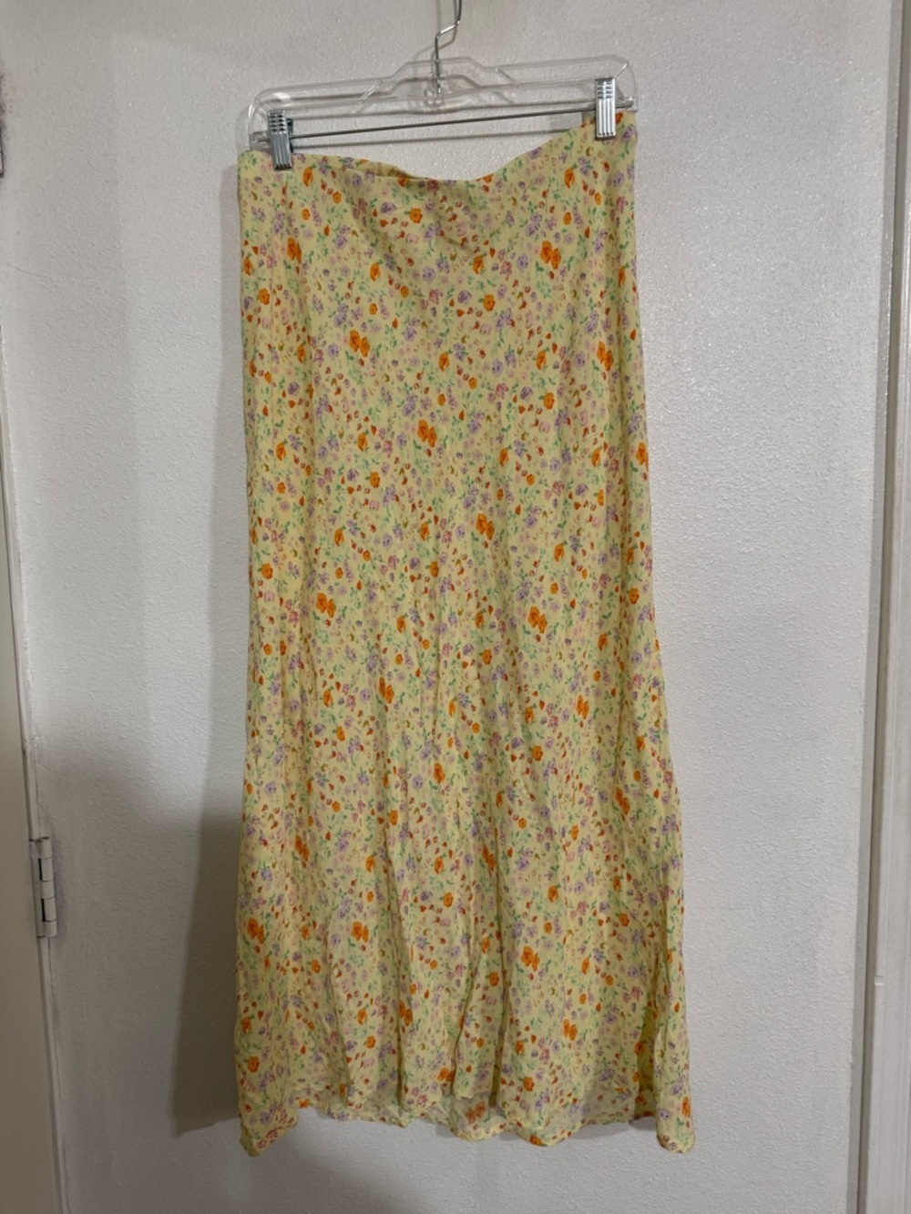 New Wild Fable Yellow Floral Slip Skirt light yellow xxl NWOT